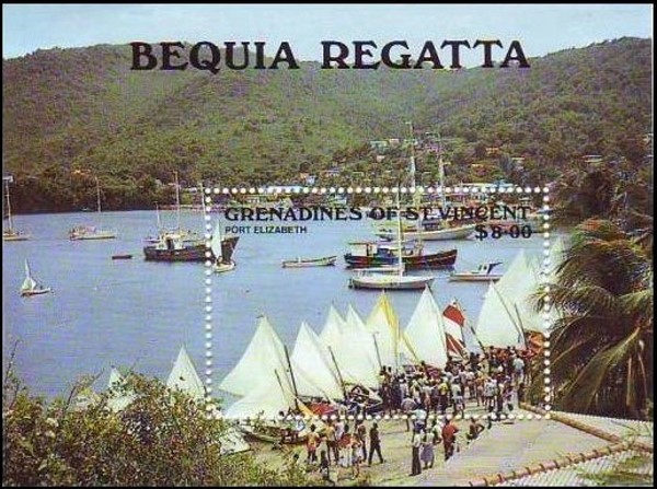 1988 Bequia Regatta Souvenir Sheet 1988 Bequia Regatta Souvenir Sheet